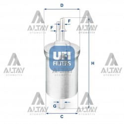 YAKIT FILTRESI (BENZIN) GOLF5 / GOLF6 / PASSAT / A3 / LEON / IBIZA / POLO 04= 1.0 TSI-1.2 TSI-1.4 TSI-1.6 FSI BAG-BLF-BLP-BLR-BMY-CAVA-CAXA (6.6 BAR) OEM (ORİJİNAL EQUİPMENT MANUFACTURER)